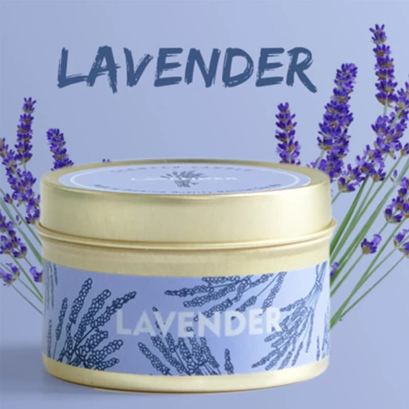 Parfum bougie - lavande étoilée