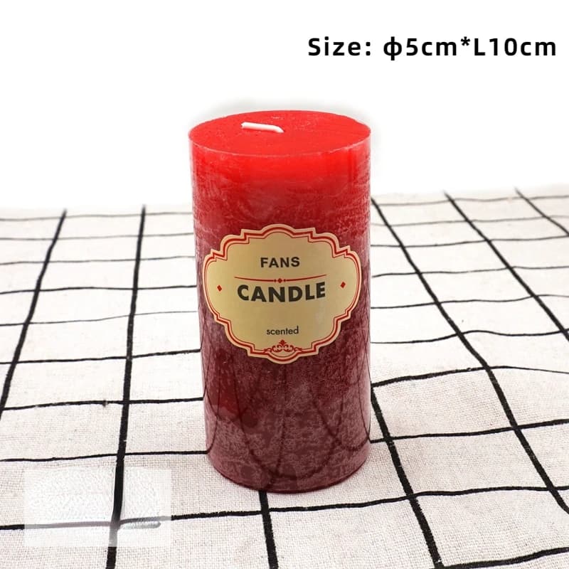 Parfum bougie - bougie rouge senteur